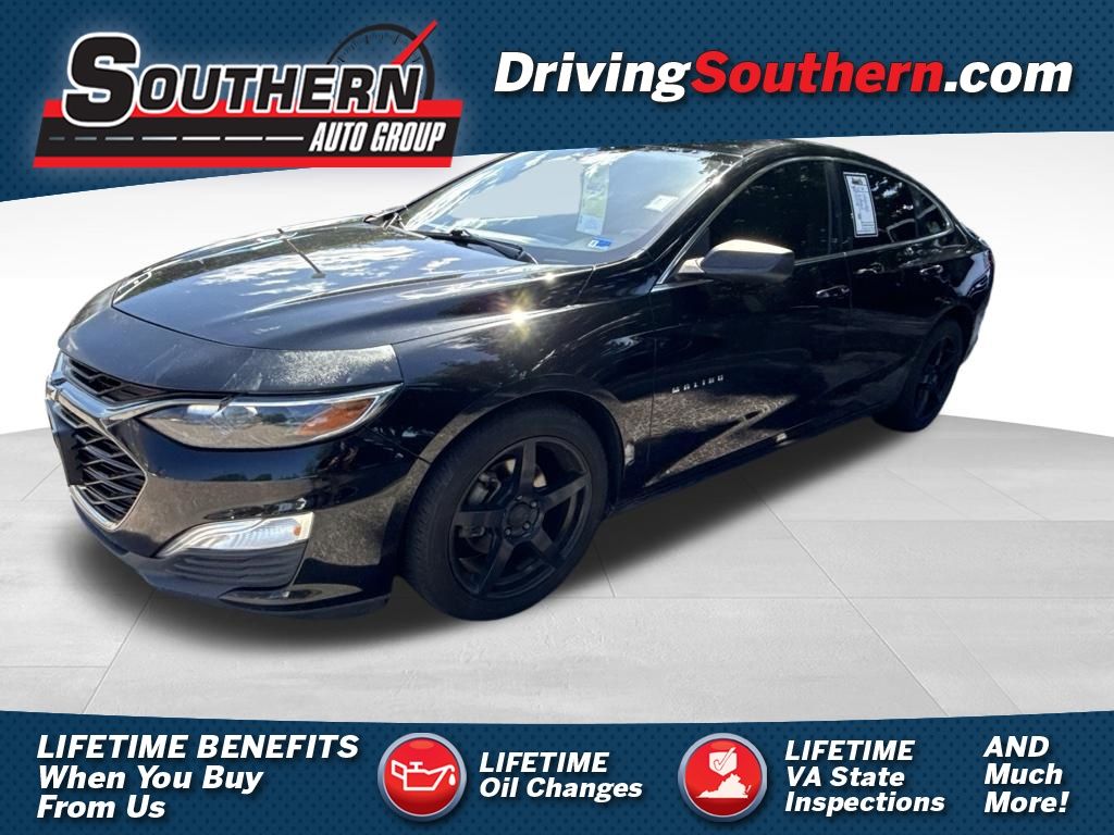 Mosaic Black Metallic 2019 Chevrolet Malibu Sedan Front-Wheel Drive Continuously Variable Transmission