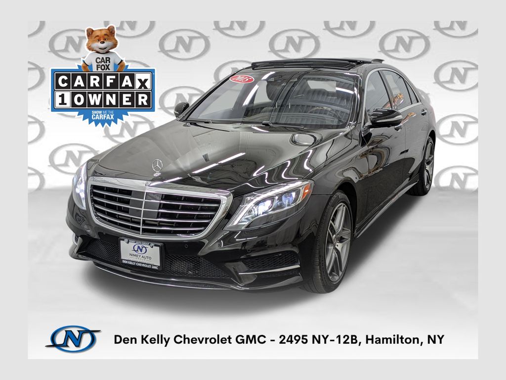 Black 2015 Mercedes-Benz S-Class Sedan All-Wheel Drive 7-Speed Automatic