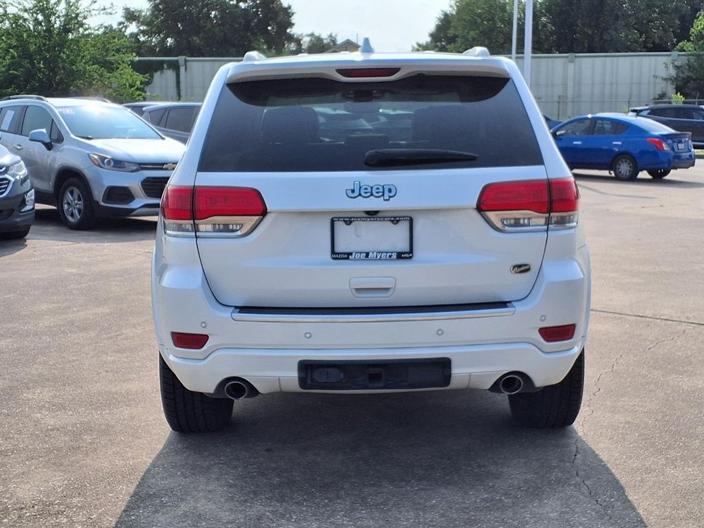 2017 Jeep Grand Cherokee Overland White at Bayway Cadillac of The Woodlands