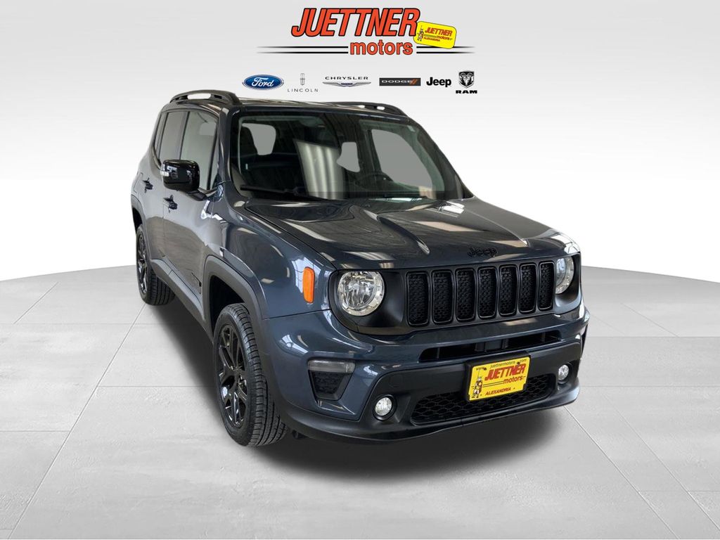 Slate Blue Pearlcoat 2023 Jeep Renegade SUV / Crossover Four-Wheel Drive 9-Speed Automatic