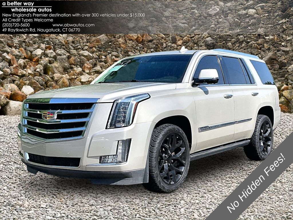 Silver Coast Metallic 2015 Cadillac Escalade SUV / Crossover Four-Wheel Drive 8-Speed Automatic