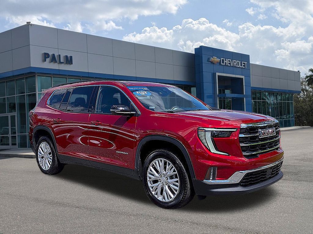 Volcanic Red Tintcoat 2026 GMC Acadia SUV / Crossover Front-Wheel Drive 8-Speed Automatic