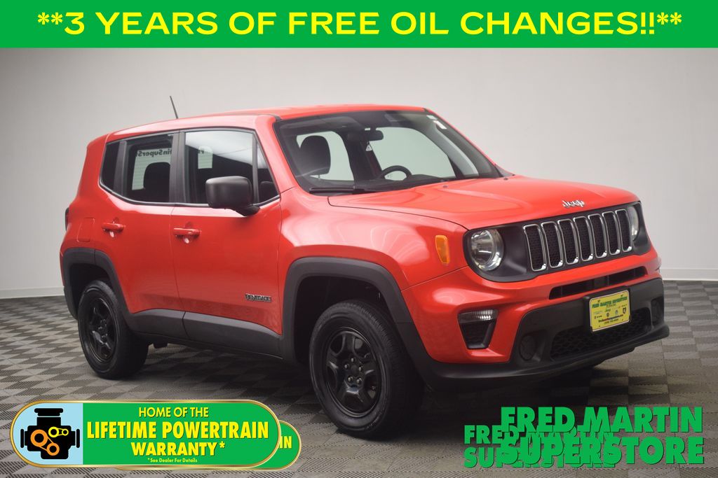 Colorado Red Clearcoat 2019 Jeep Renegade SUV / Crossover Four-Wheel Drive 9-Speed Automatic