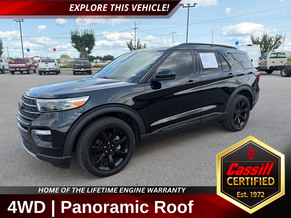 Black Metallic 2024 Ford Explorer SUV / Crossover All-Wheel Drive Automatic
