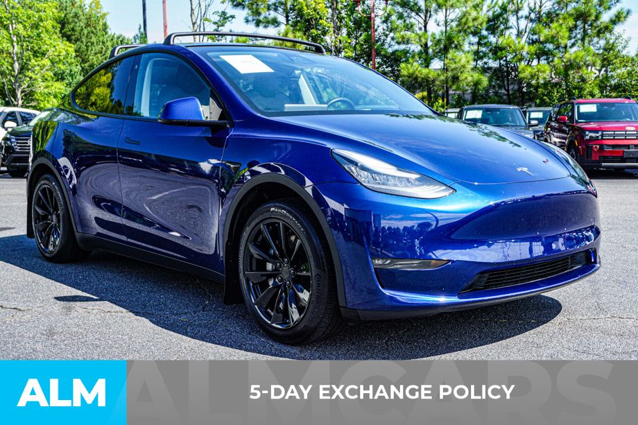 Used 2020 Blue Tesla Long Range image 3