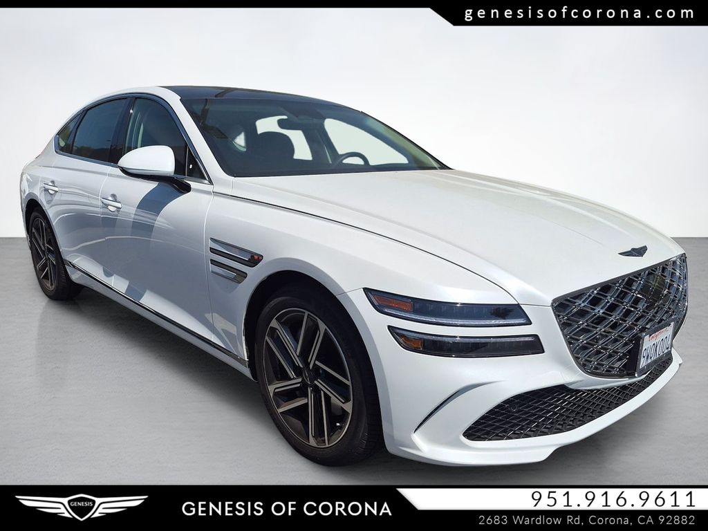White 2026 Genesis G80 2.5T Advanced AWD Sedan All-Wheel Drive 8-Speed Automatic