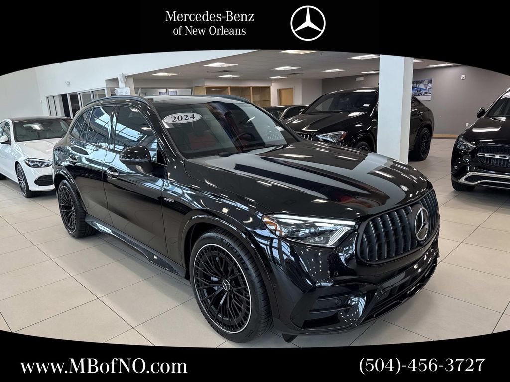 Obsidian Black Metallic 2024 Mercedes-Benz GLC AMG GLC 43 4MATIC SUV / Crossover All-Wheel Drive 9-Speed Automatic