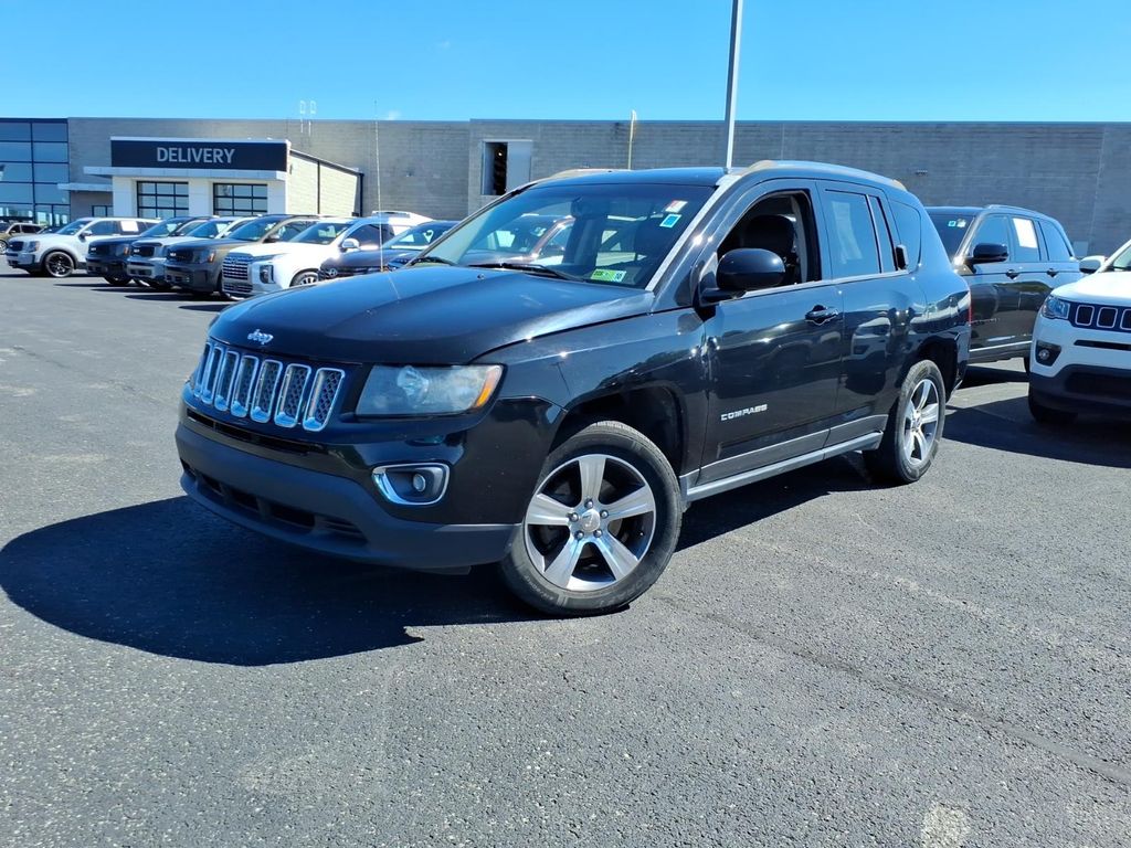 Black Clearcoat 2016 Jeep Compass SUV / Crossover Four-Wheel Drive 6-Speed Automatic