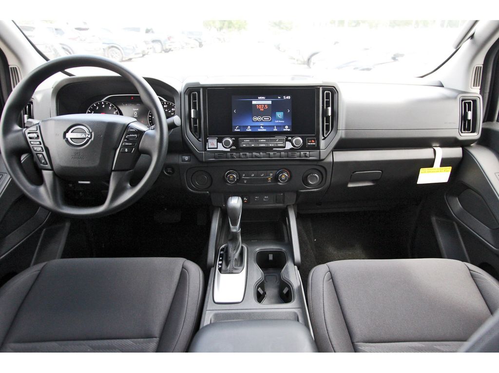 2026 Nissan Frontier S White at South Houston Nissan