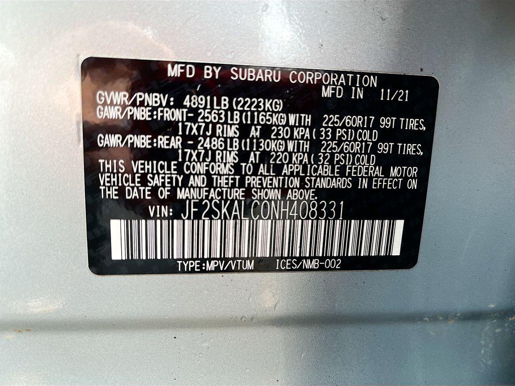 Used 2022 Silver Subaru Wilderness image 30