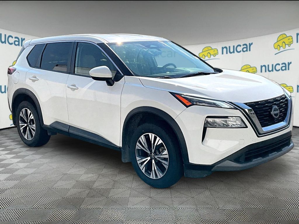 Pearl White Tricoat 2023 Nissan Rogue SUV / Crossover All-Wheel Drive Continuously Variable Transmission