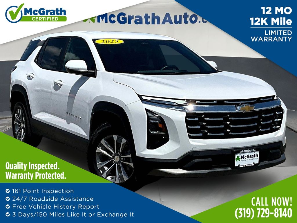 Summit White 2025 Chevrolet Equinox SUV / Crossover Four-Wheel Drive 8-Speed Automatic