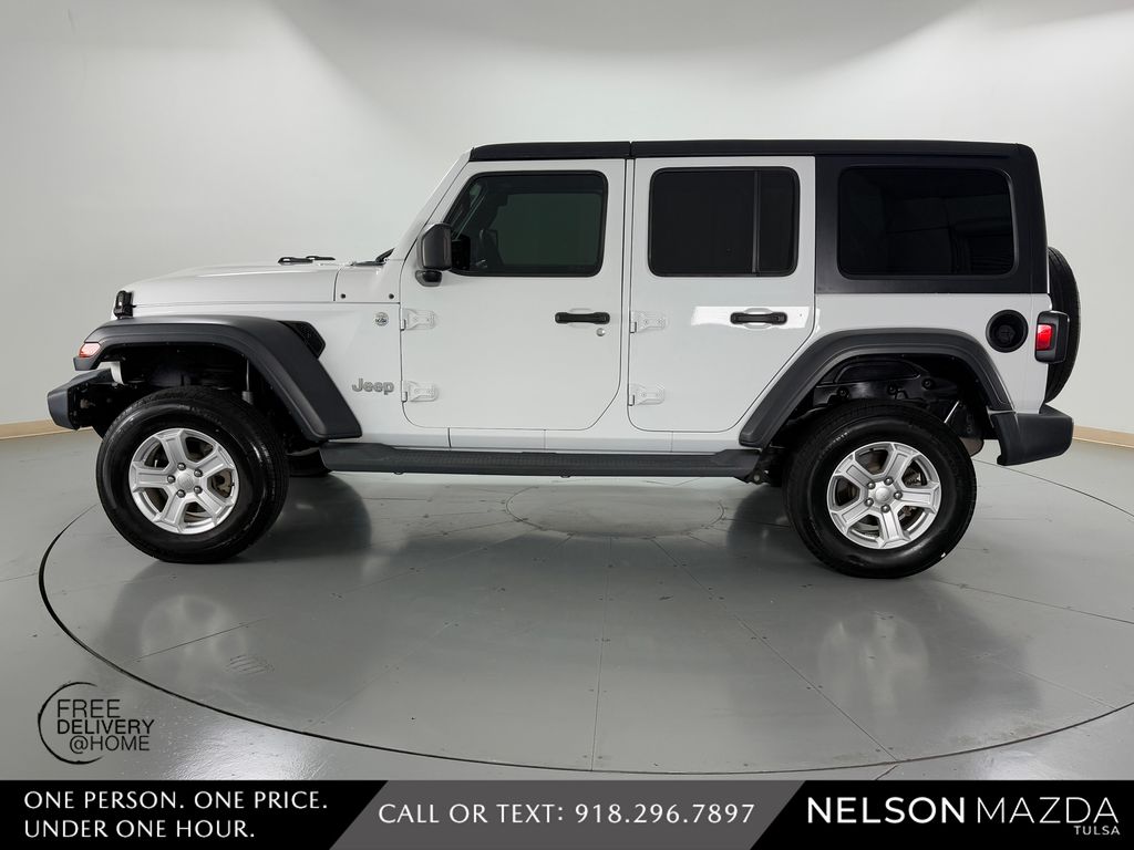 Used 2019 White Jeep Unlimited Sport S image 9