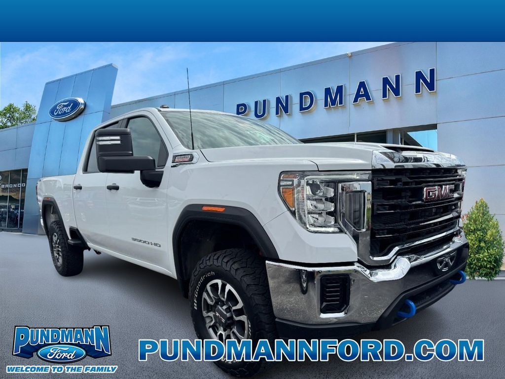 Summit White 2023 GMC Sierra 3500HD Pickup Truck Four-Wheel Drive Automatic