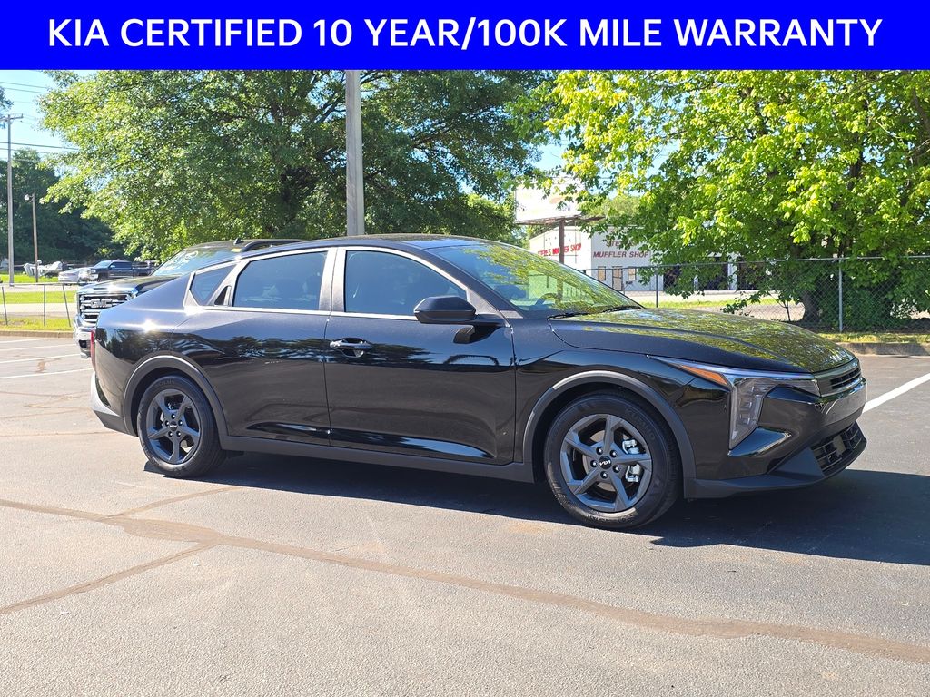 Aurora Black Pearl 2026 Kia K4 LXS FWD Sedan Front-Wheel Drive Continuously Variable Transmission