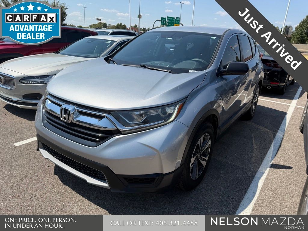 Silver 2018 Honda CR-V SUV / Crossover Front-Wheel Drive Continuously Variable Transmission