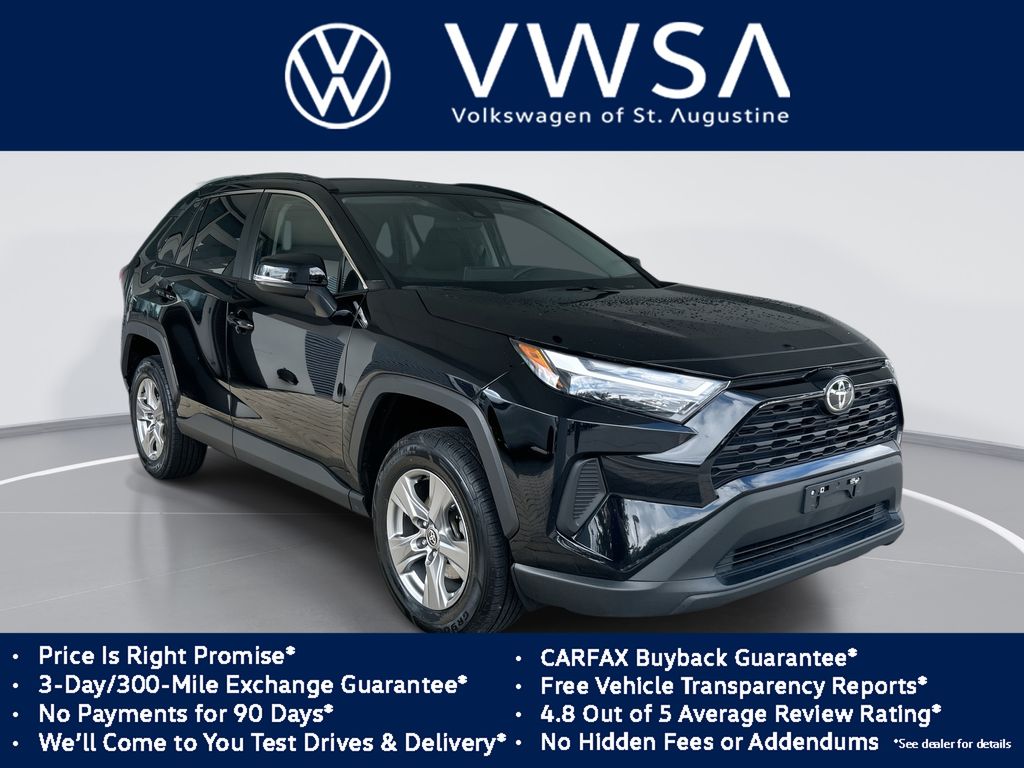 Midnight Black Metallic 2024 Toyota RAV4 SUV / Crossover Front-Wheel Drive 8-Speed Automatic