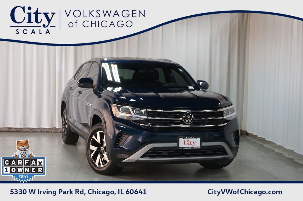 Tourmaline Blue Metallic 2023 Volkswagen Atlas Cross Sport SE 4Motion SUV / Crossover All-Wheel Drive 8-Speed Automatic