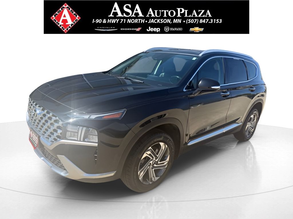Twilight Black 2022 Hyundai Santa Fe SUV / Crossover All-Wheel Drive 8-Speed Automatic