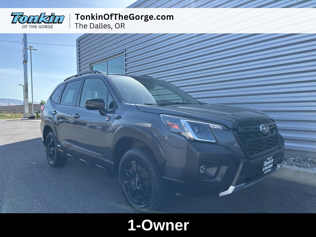Magnetite Gray Metallic 2023 Subaru Forester SUV / Crossover All-Wheel Drive Continuously Variable Transmission