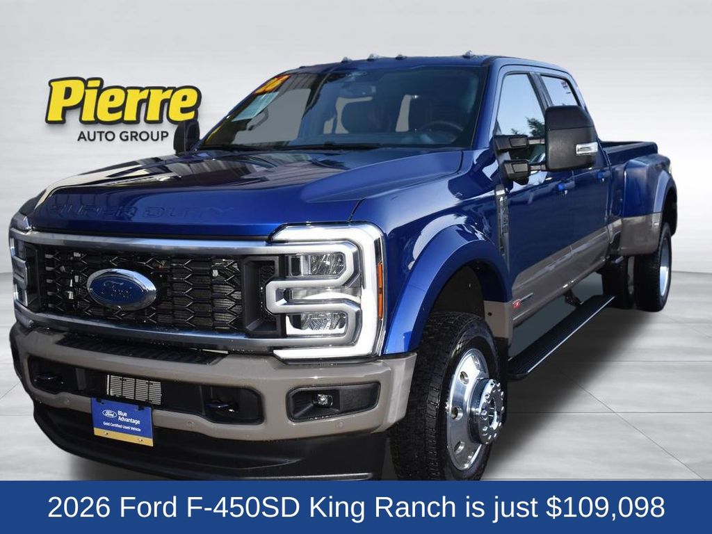 Brown 2026 Ford F-450 Super Duty King Ranch Crew Cab LB DRW 4WD Pickup Truck Four-Wheel Drive Automatic