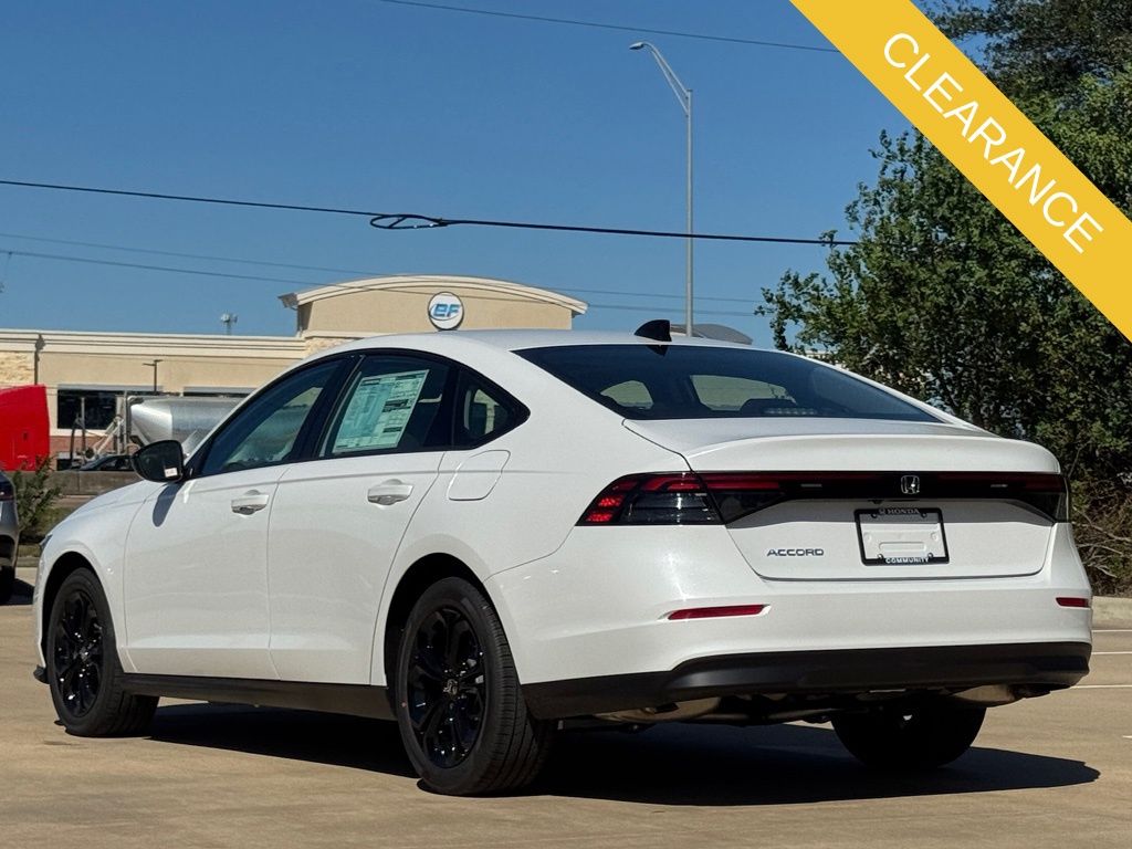 2025 Honda Accord SE White at Mac Haik CDJR North Houston