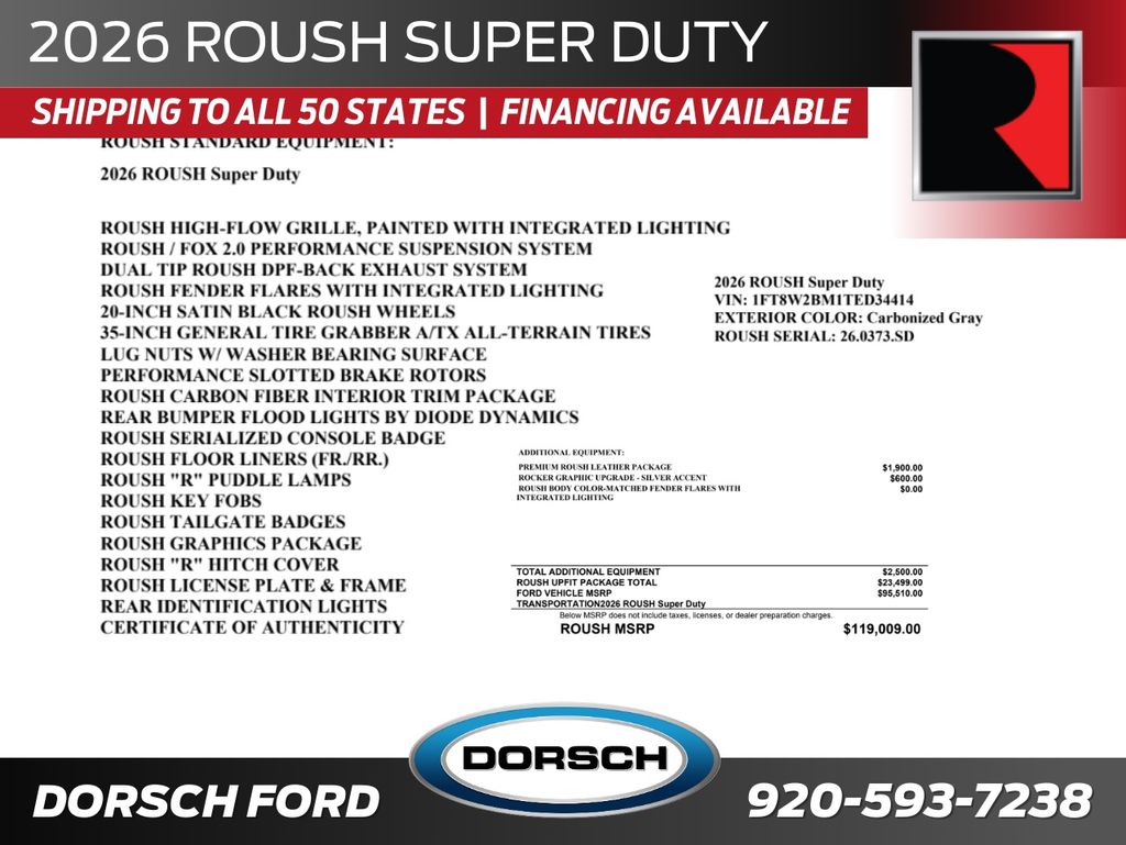 new 2026 Ford F-250SD car, priced at $116,009