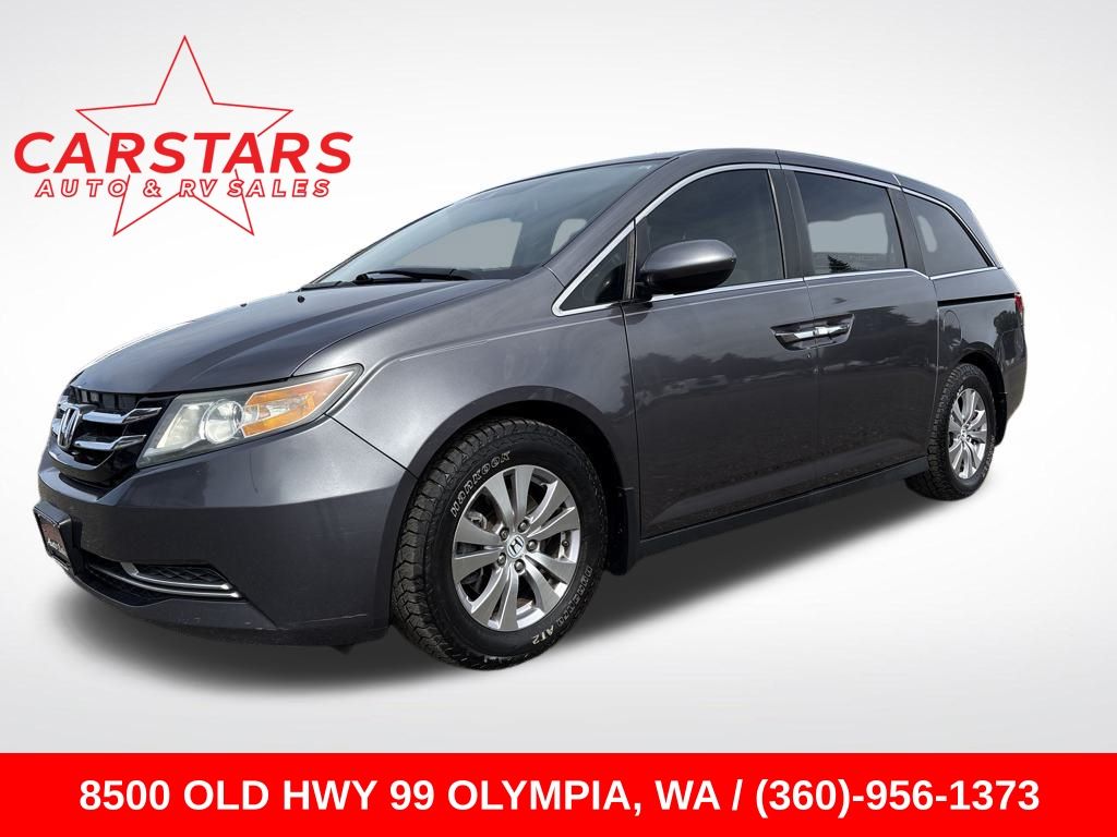 2015 Modern Steel Metallic Honda Odyssey EX-L Van