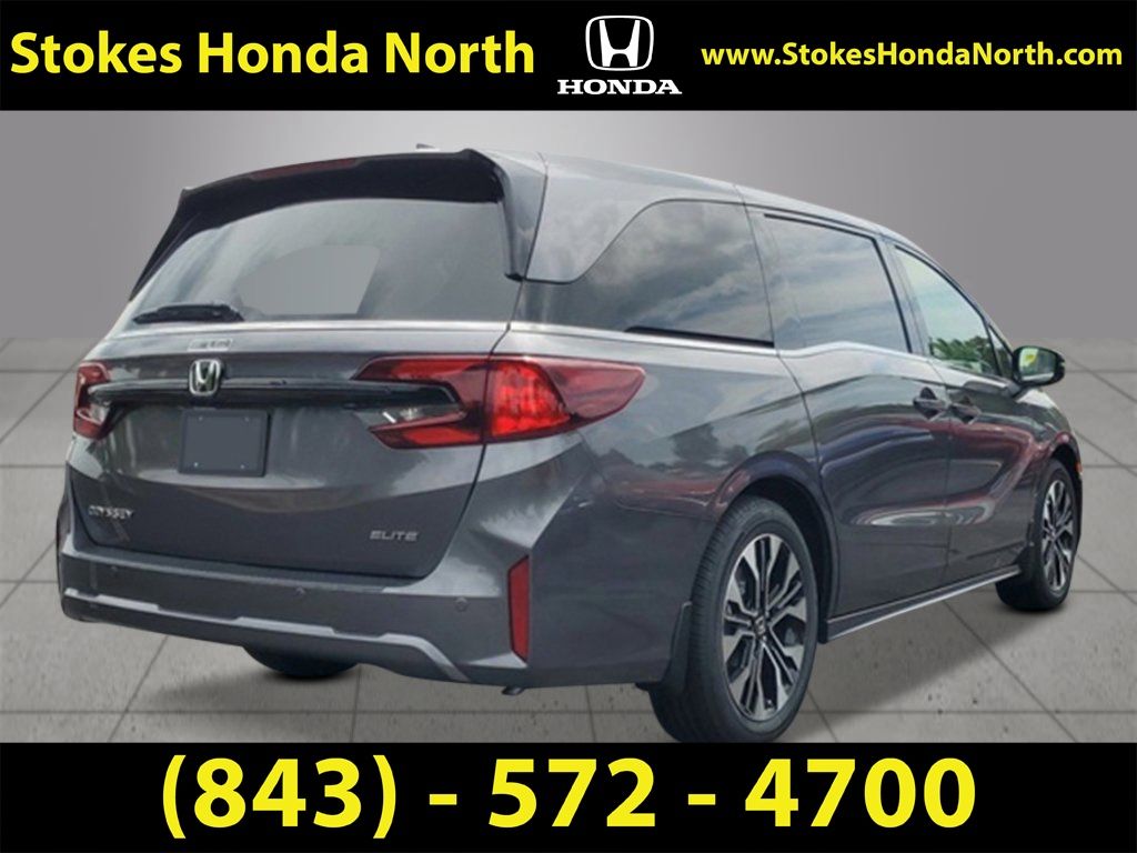 2026 Honda Odyssey Elite Gray at Stokes Honda North