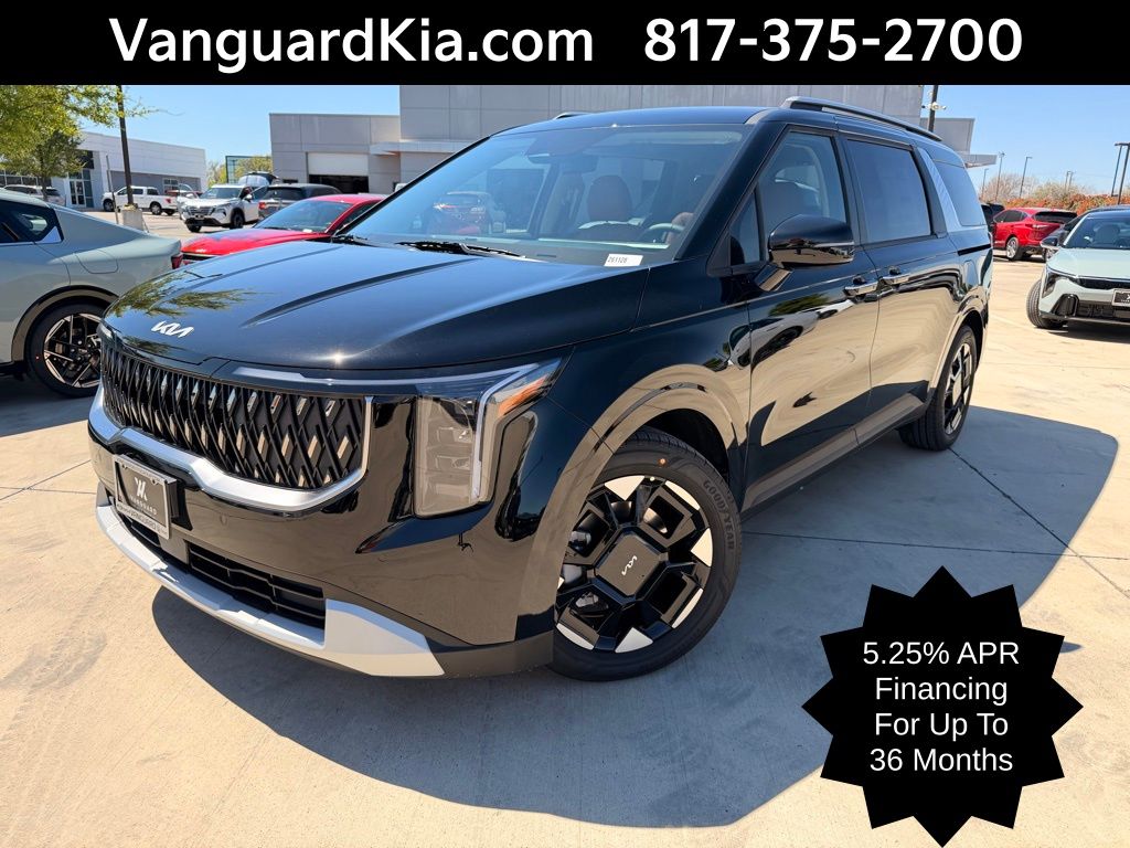 Aurora Black Pearl 2026 Kia Carnival EX FWD Minivan Front-Wheel Drive 8-Speed Automatic