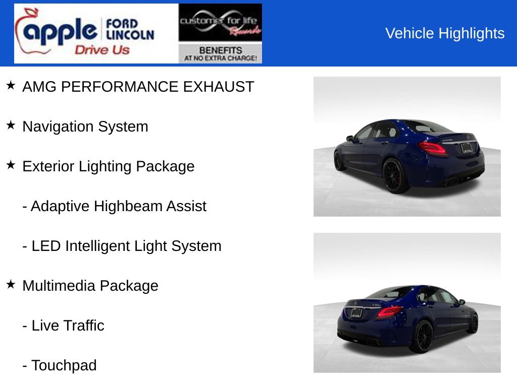 2019 Mercedes-Benz AMG C 63 S