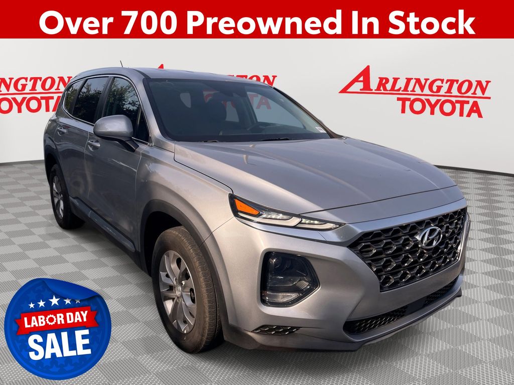 Shimmering Silver Pearl 2020 Hyundai Santa Fe SUV / Crossover Front-Wheel Drive 8-Speed Automatic