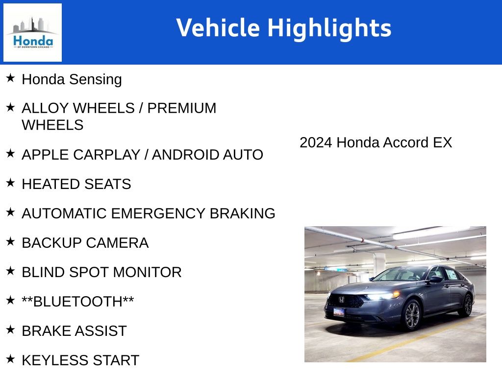 2024 Honda Accord EX 7