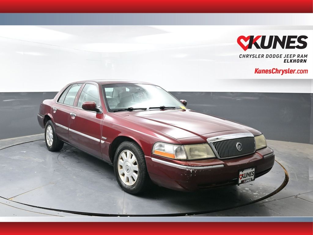 Red 2004 Mercury Grand Marquis Sedan  4-Speed Automatic Overdrive