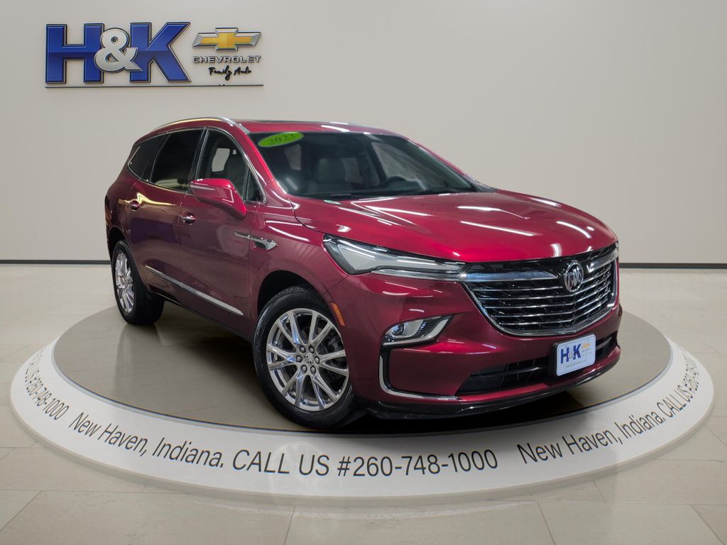 Cherry Red Tintcoat 2023 Buick Enclave SUV / Crossover Four-Wheel Drive 9-Speed Automatic