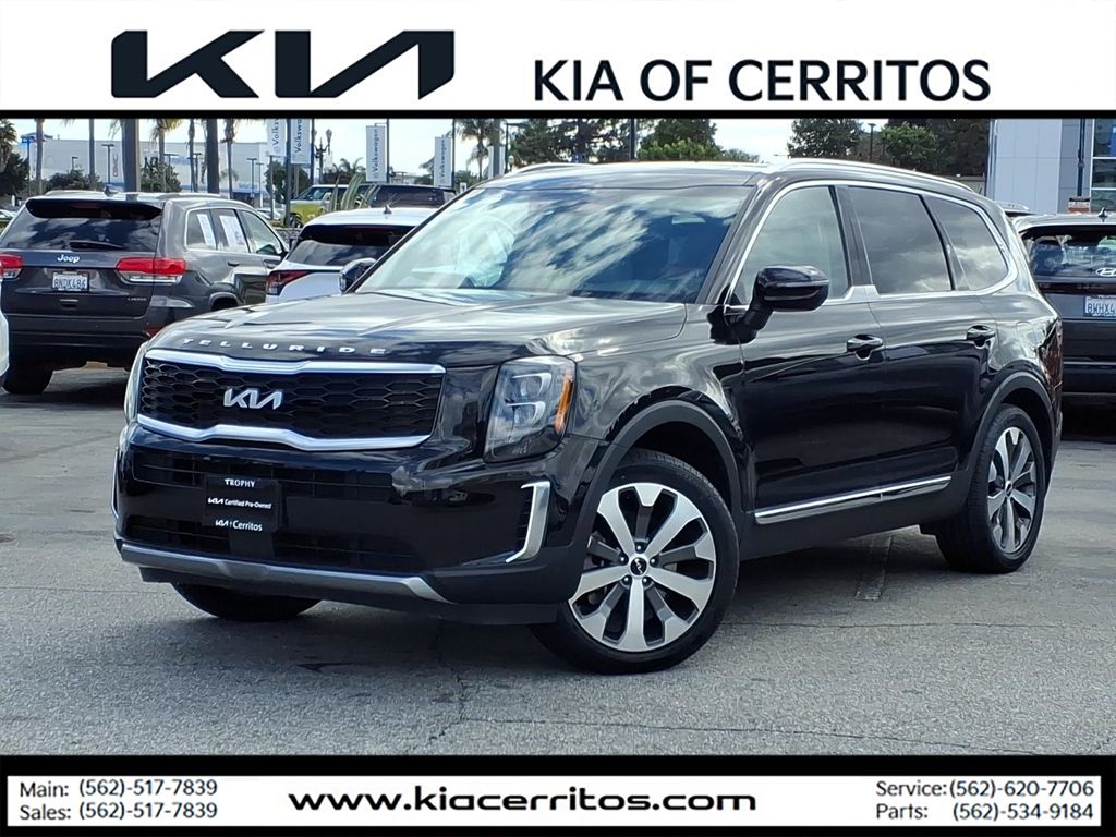 Black Copper 2022 Kia Telluride EX FWD SUV / Crossover Front-Wheel Drive 8-Speed Automatic