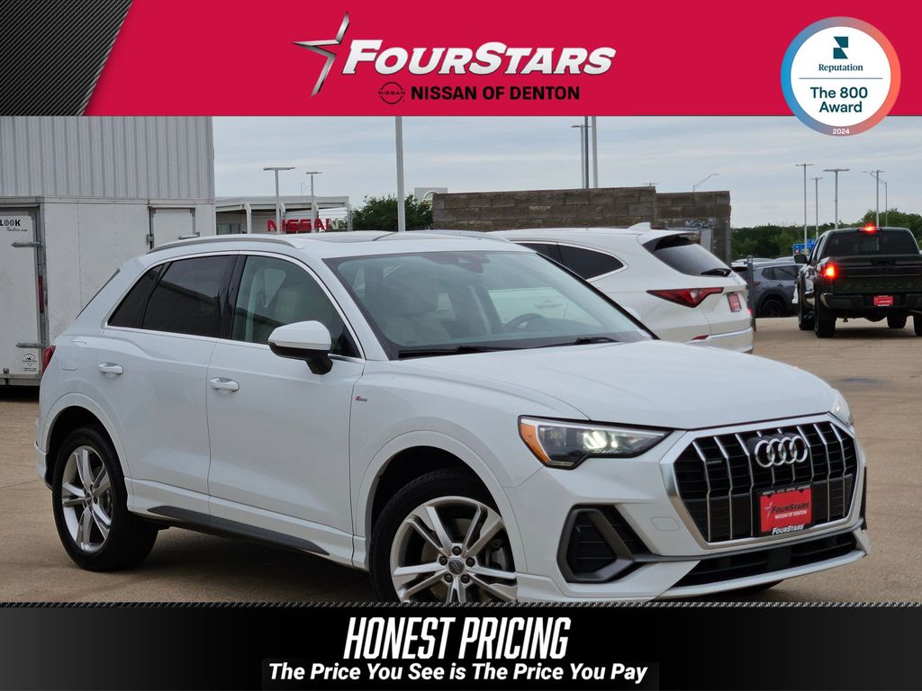 White 2020 Audi Q3 quattro Premium S Line 45 TFSI SUV / Crossover All-Wheel Drive 8-Speed Automatic