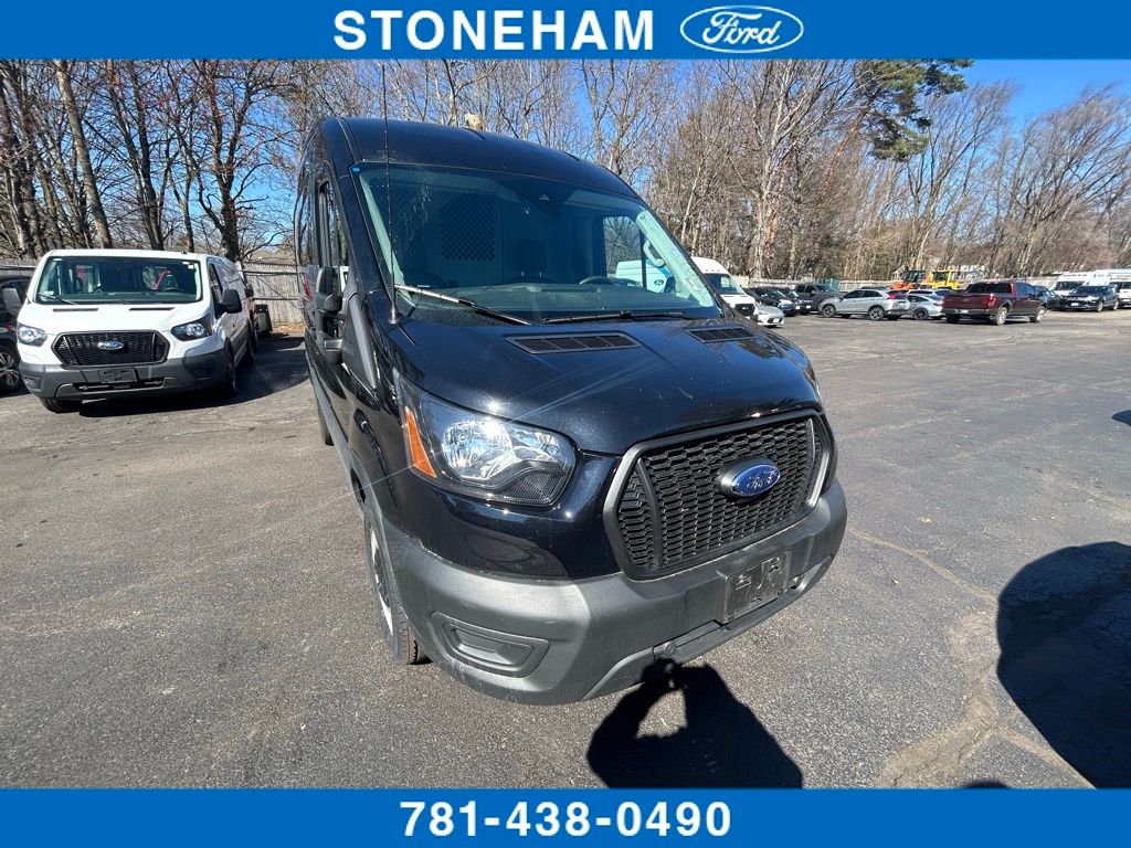 Black Metallic 2023 Ford Transit Cargo Van Rear-Wheel Drive Automatic