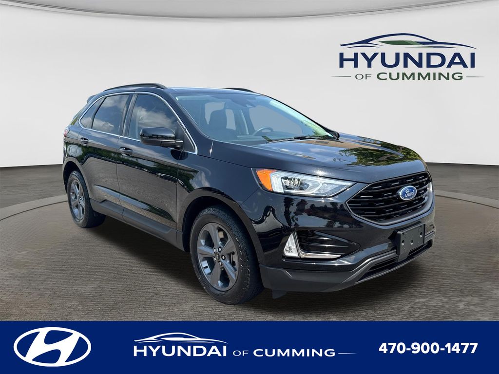 Black Metallic 2022 Ford Edge SUV / Crossover All-Wheel Drive 8-Speed Automatic