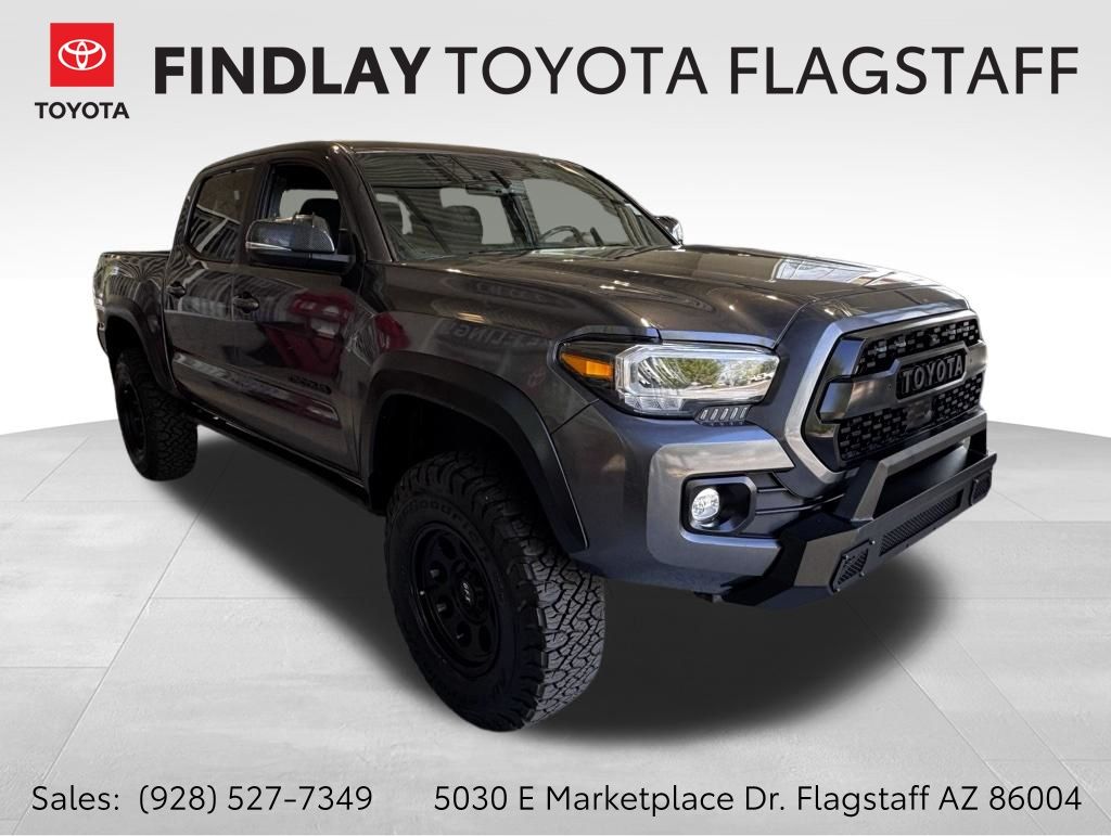 Magnetic Gray Metallic 2023 Toyota Tacoma TRD Off Road Double Cab 4WD Pickup Truck Four-Wheel Drive 6-Speed Automatic
