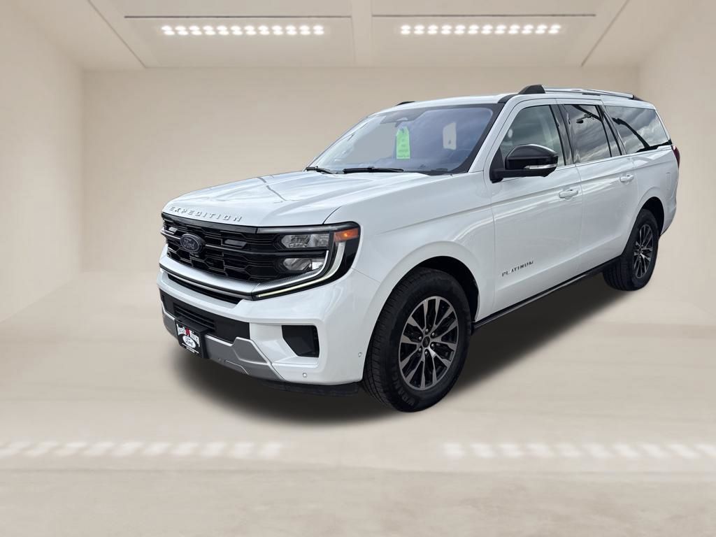 White Metallic 2025 Ford Expedition MAX Platinum 4WD SUV / Crossover Four-Wheel Drive Automatic