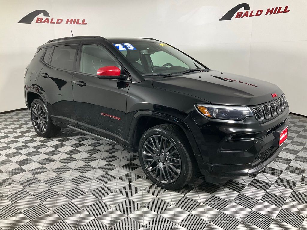 Diamond Black Crystal Pearlcoat 2023 Jeep Compass (Red) Edition 4WD SUV / Crossover Four-Wheel Drive 8-Speed Automatic