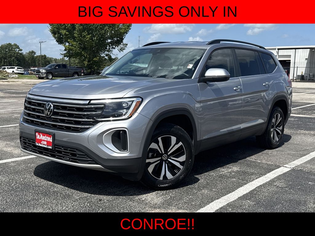 2024 Volkswagen Atlas 2.0T SE Silver at DeMontrond Mazda