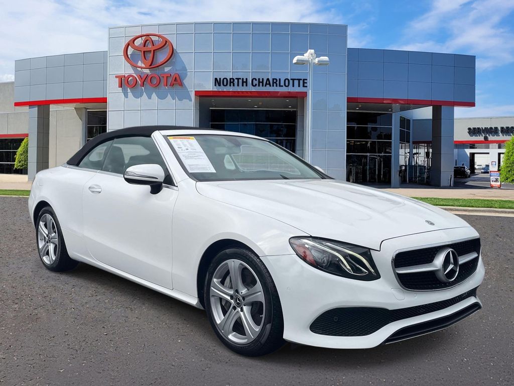 Polar White 2018 Mercedes-Benz E-Class Convertible Rear-Wheel Drive 9-Speed Automatic