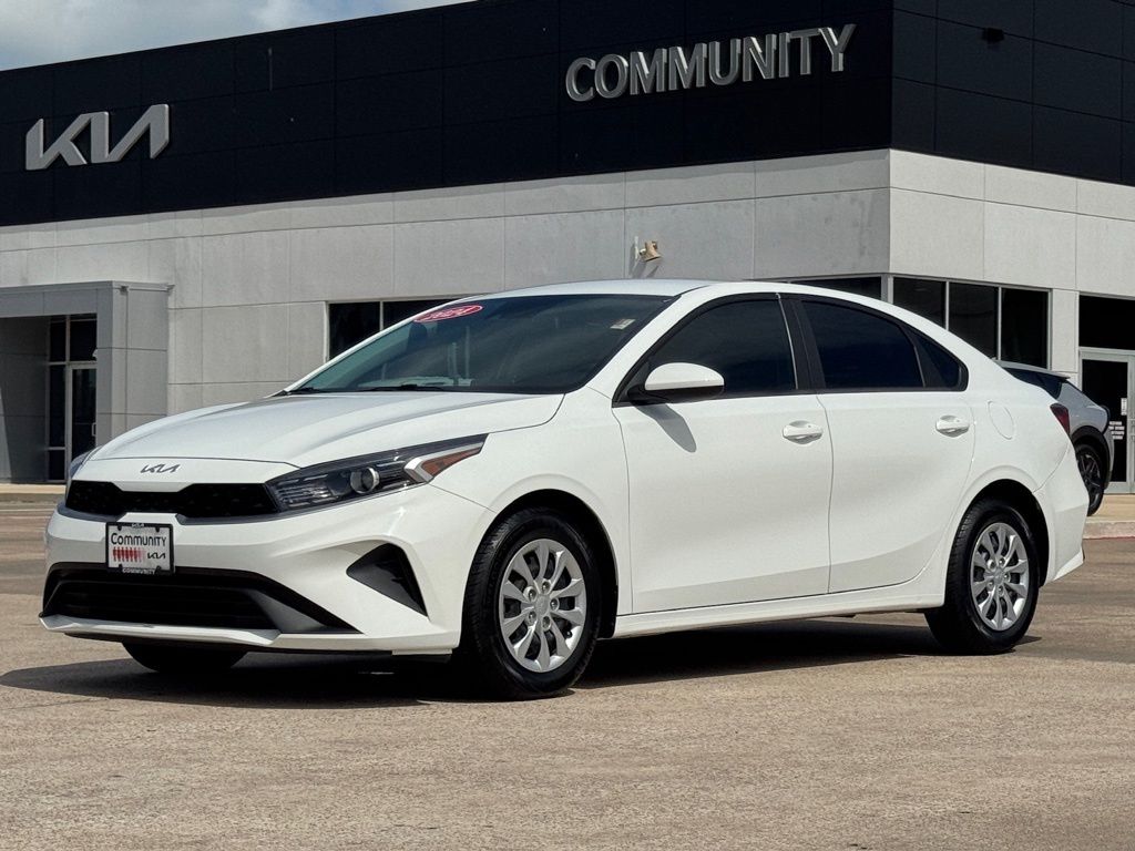 2024 Kia Forte LX White at Joe Myers Mazda Kia