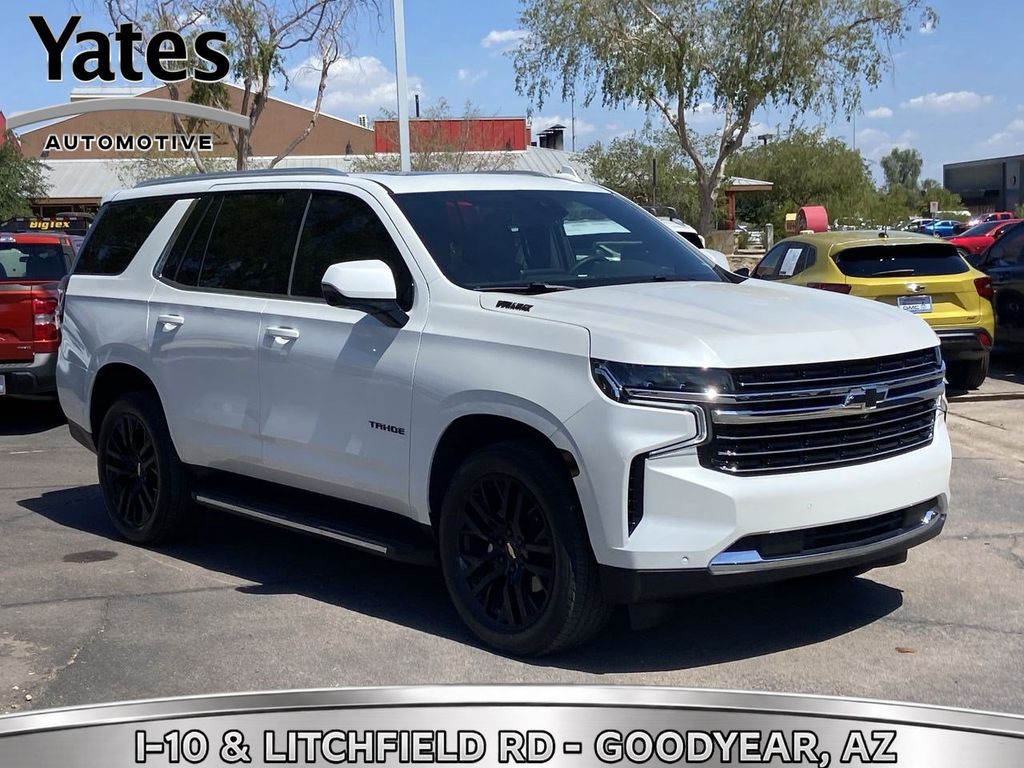 White (Iridescent Pearl Tricoat) 2023 Chevrolet Tahoe SUV / Crossover Four-Wheel Drive Automatic
