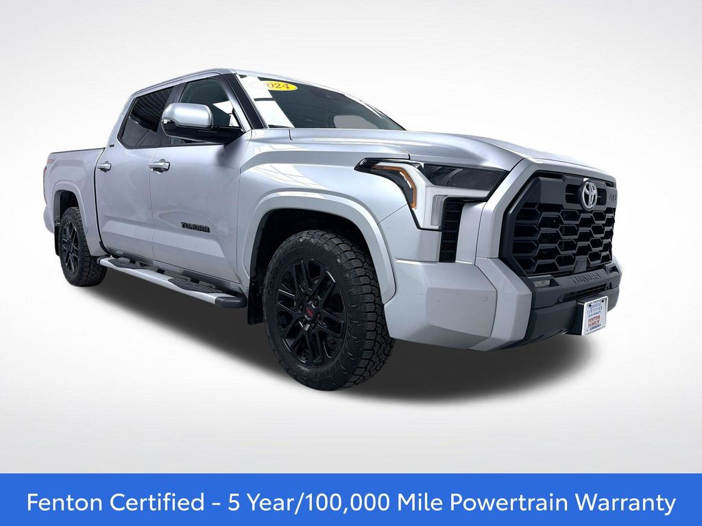 Celestial Silver Metallic 2024 Toyota Tundra Pickup Truck Four-Wheel Drive Automatic
