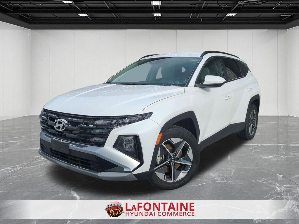 Serenity White Pearl 2025 Hyundai Tucson SEL AWD SUV / Crossover All-Wheel Drive 8-Speed Automatic