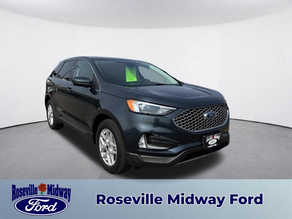 Stone Blue Metallic 2024 Ford Edge SUV / Crossover All-Wheel Drive 8-Speed Automatic