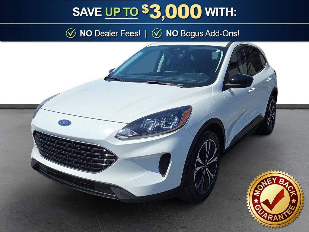 White Metallic 2021 Ford Escape SE FWD SUV / Crossover Front-Wheel Drive 8-Speed Automatic